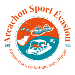Logo Arcachon Sport Évasion - balade en bateau bassin d'arcachon