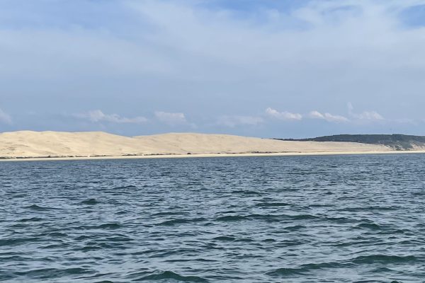 Balade sur la dune du pilat en bateau sur le bassin d'arcachon