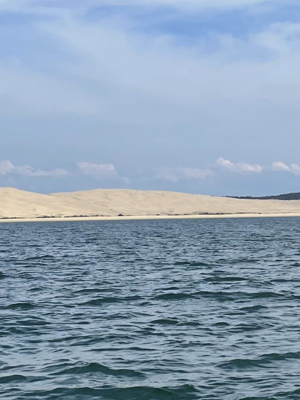 Balade sur la dune du pilat en bateau sur le bassin d'arcachon